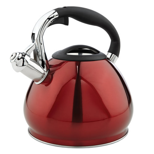 Kitchen Details 3.6 qt. Stainless Steel Whistling Stovetop Kettle